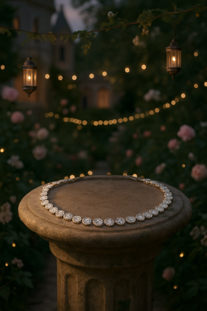 Riviera Tennis Necklace – Timeless Luxury &amp; Sparkling Elegance
