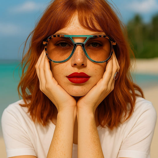 Viral Oversized Retro Sunglasses – TikTok-Ready Statement Shades | #byFiorella