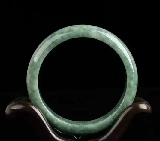 Hand-Carved Burmese Jadeite Ring – Natural Lucky Charm Jewelry